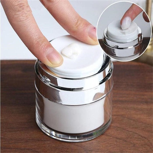 (LAST DAY 50% OFF) Cream Jar Vacuum Bottle